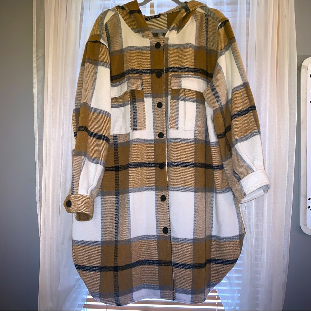 Womens Long Shacket Size 1X